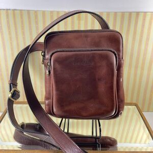 Gianni Conti Vera Pelle Brown Leather Bag
